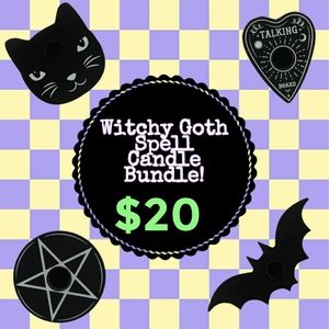 Bundle Deal! Four Spell Candle holders For $20.